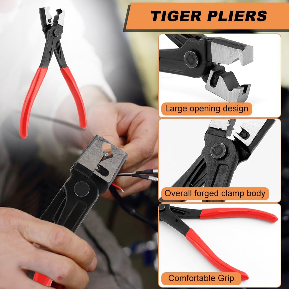 Lixternum 4 Pieces Electrical Disconnect Pliers for Cars, Automotive Electric…