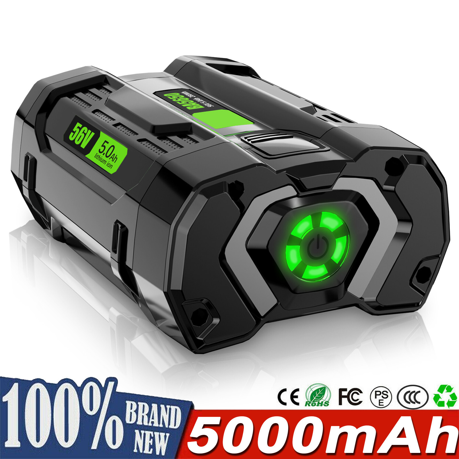 5 Ah For EGO 56Volt Power+ Lithium-ion Battery BA2800T BA3360T BA4200 BA2800 New