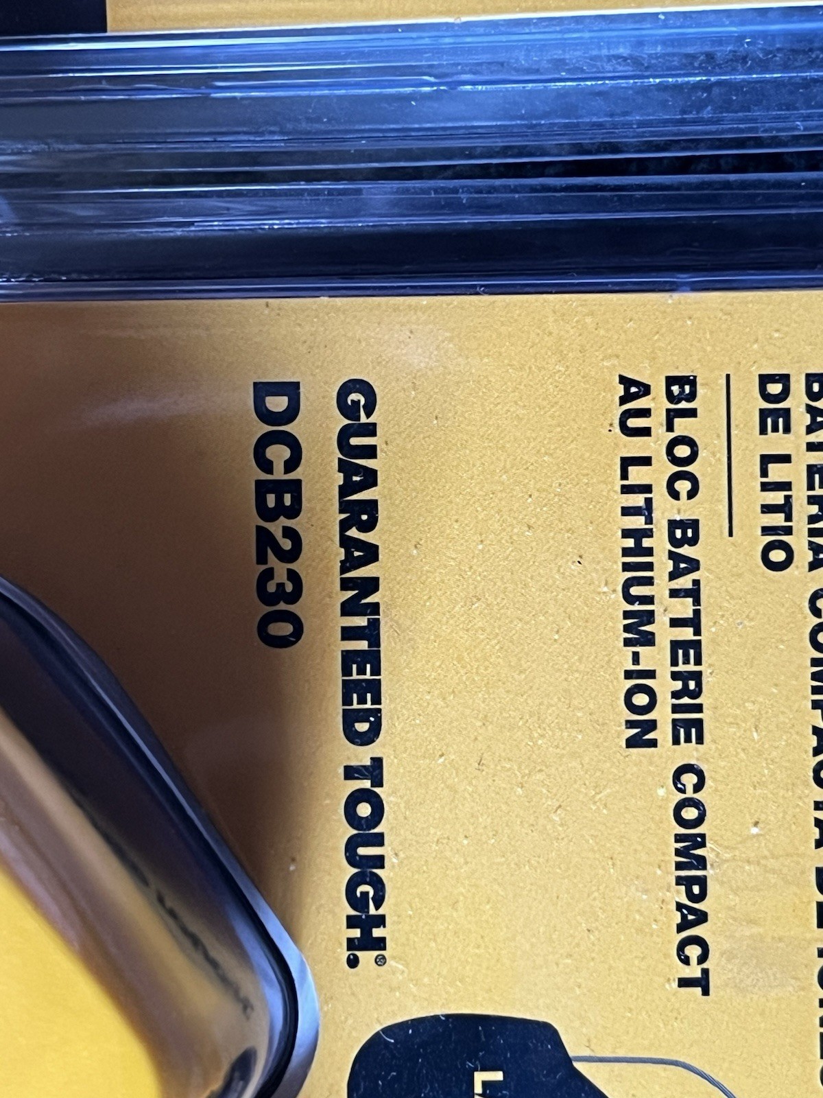 DEWALT DCB230 20V MAX 3Ah Lithium-Ion (Li-Ion) Battery Pack Yellow