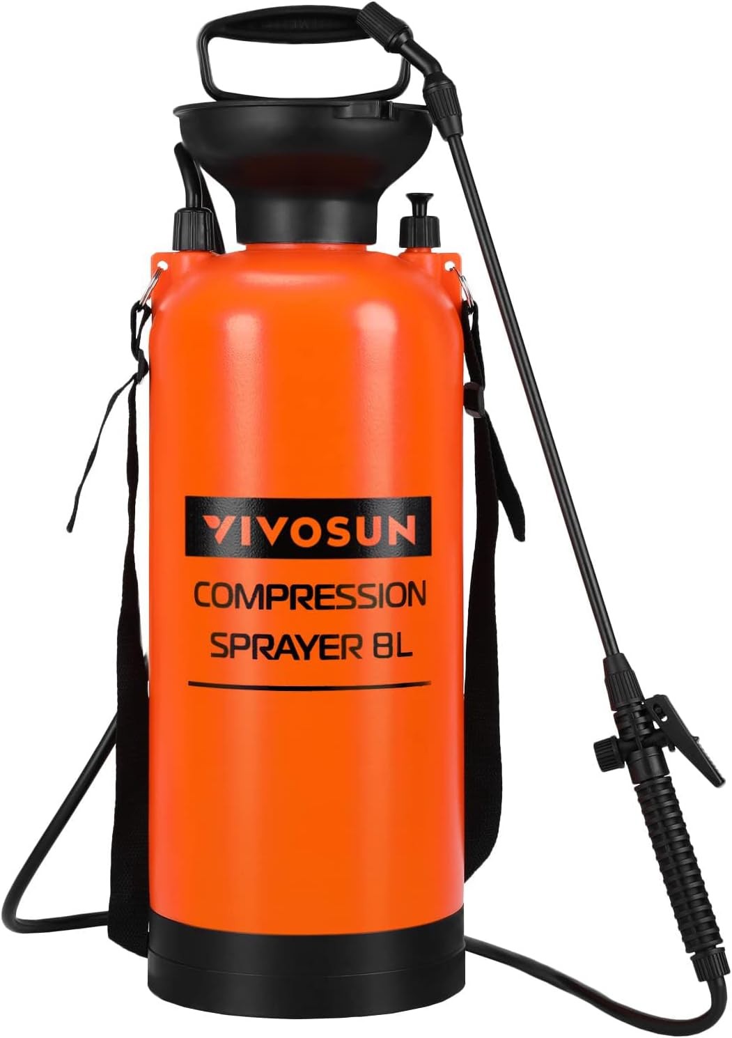 1.35 Gallon Pump Pressure Sprayer Garden Lawn Water Bottle w Shoulder Strap