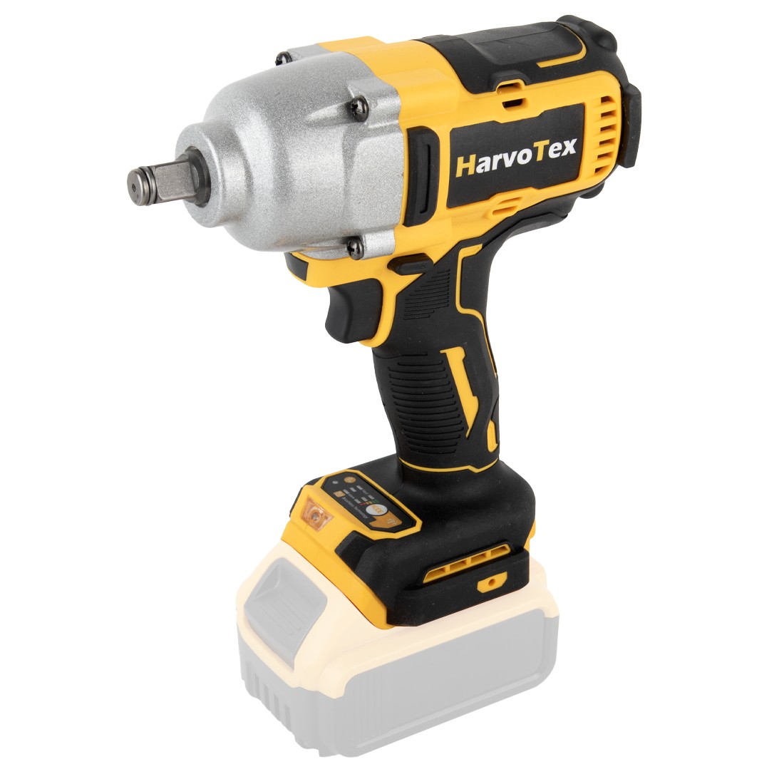 Cordless Impact Wrench For Dewalt 20V Battery, 1/2 Inch Brushless High Torque