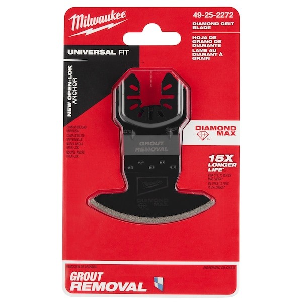 Milwaukee Tool 49-25-2272 Open-Lok Diamond Max Grout Removal Oscillating