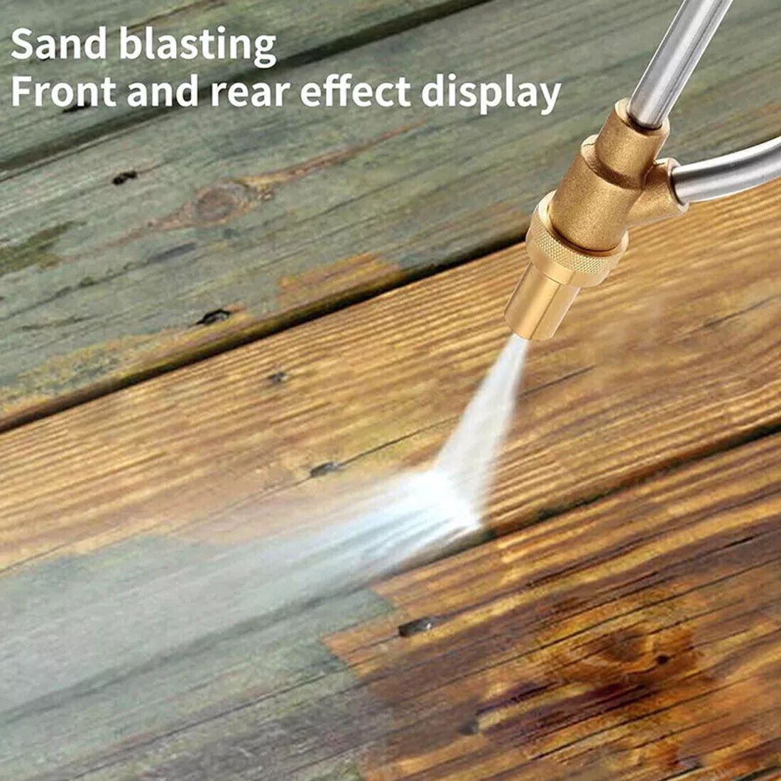 5000 PSI Sandblasting Kit for Pressure Washer Sand Blaster Attachment Power