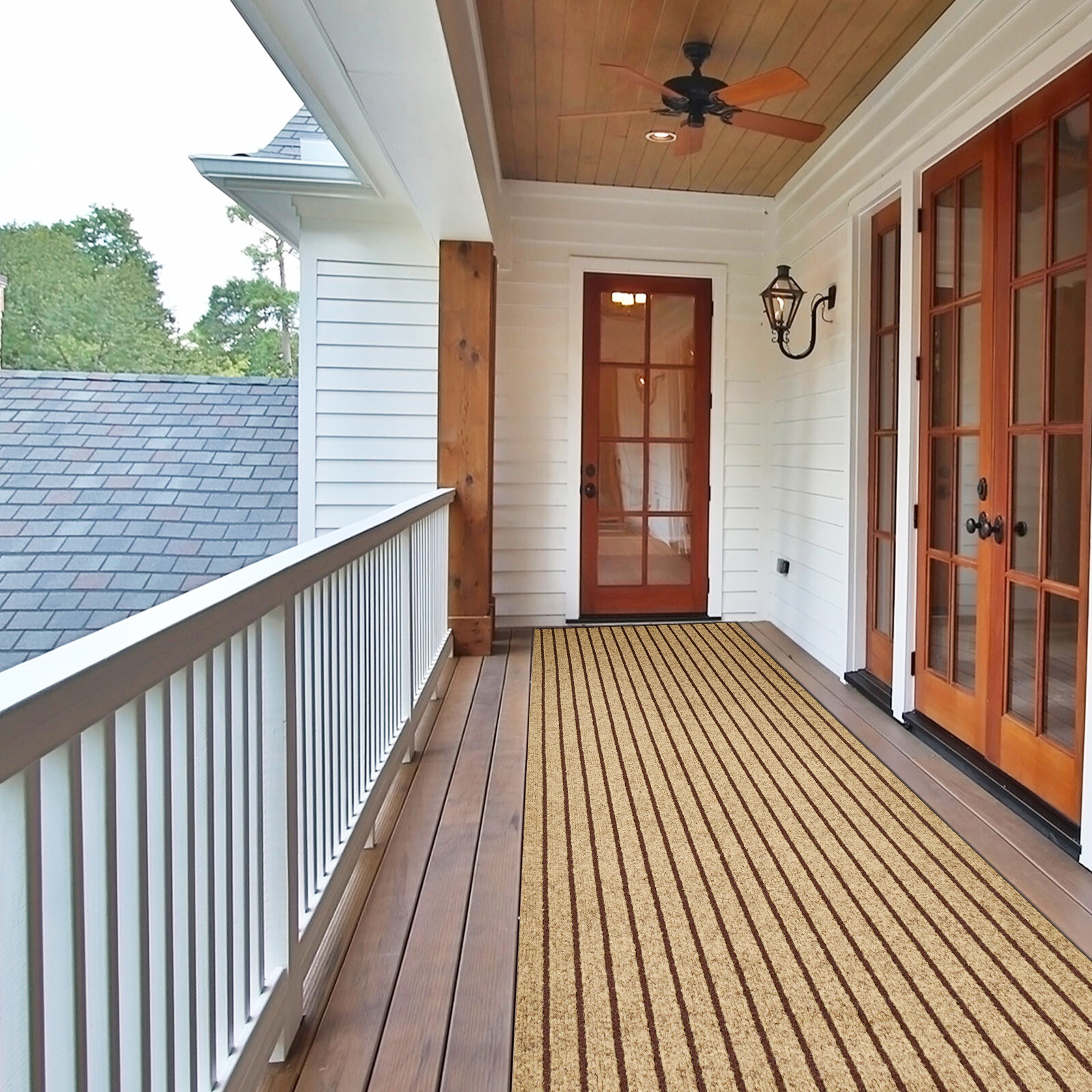Entryway Runner Rug Indoor Outdoor – Extra Long Hall Rugs Runners Non Slip Brown
