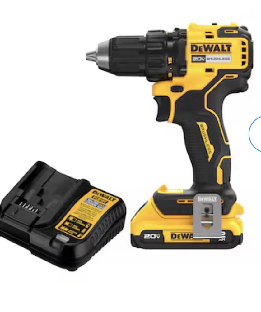 DEWALT 20-volt Max 1/2-in Keyless Brushless Cordless Drill ( 1 -Batteries Includ