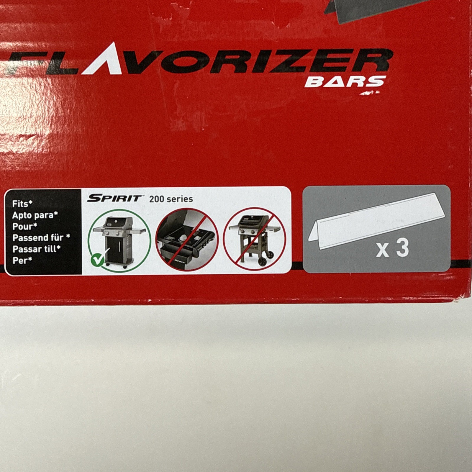 Weber 7635 Replacement Flavorizer Bars, 15.3 in for Spirit 200 Series Grill