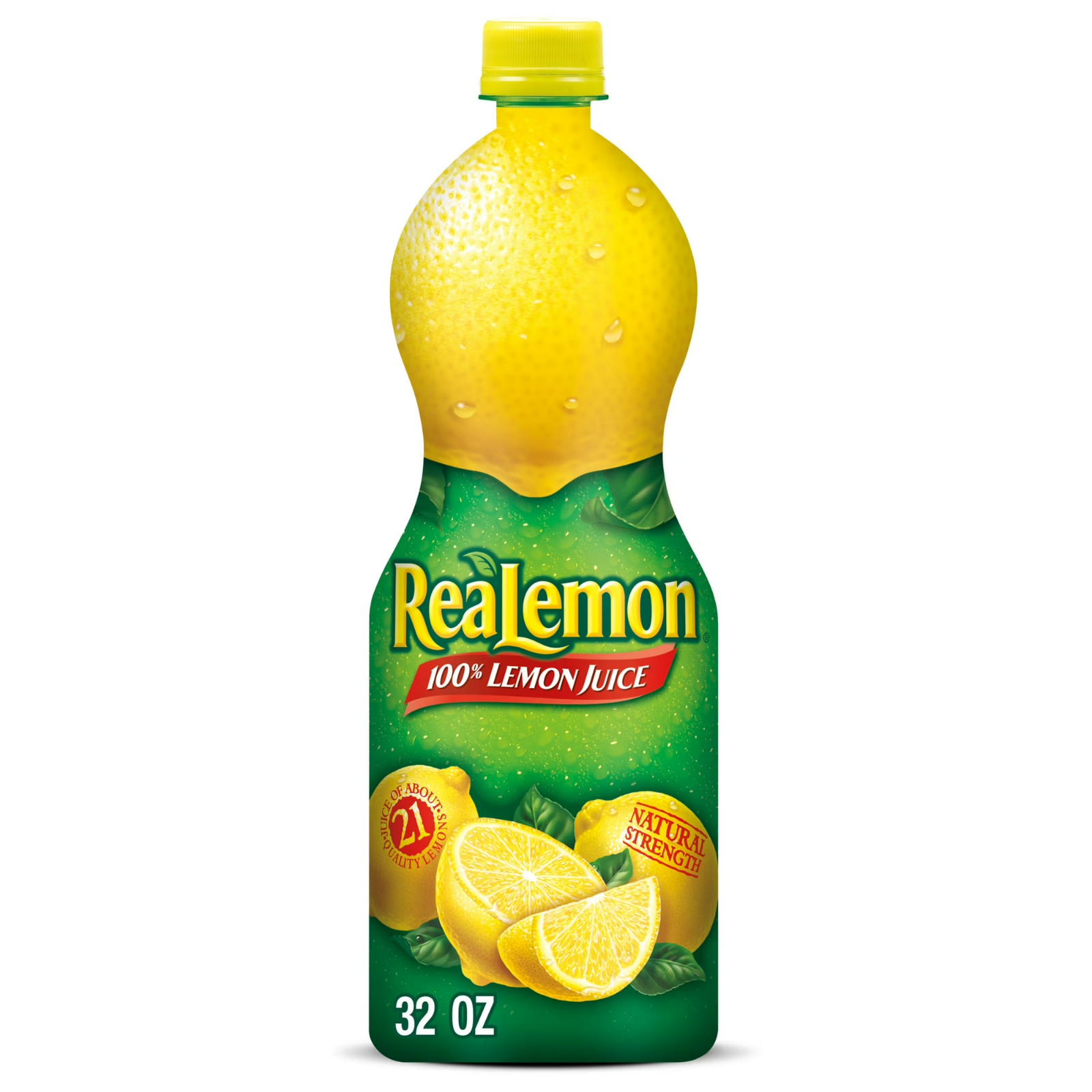 (2 pack) ReaLemon 100% Lemon Juice, 32 fl oz bottle..