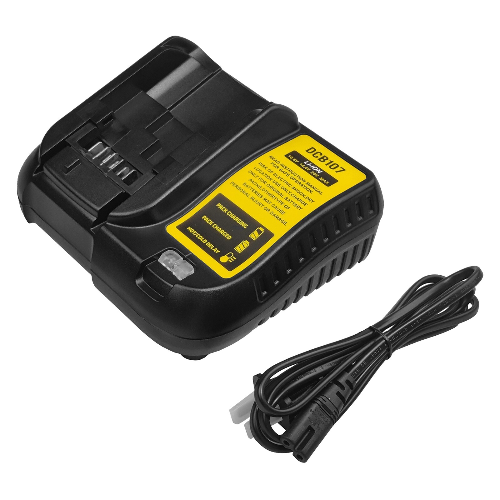 DCB107 Replacement for Dewalt 20V Battery Charger DCB101 DCB105 DCB115 DCB115