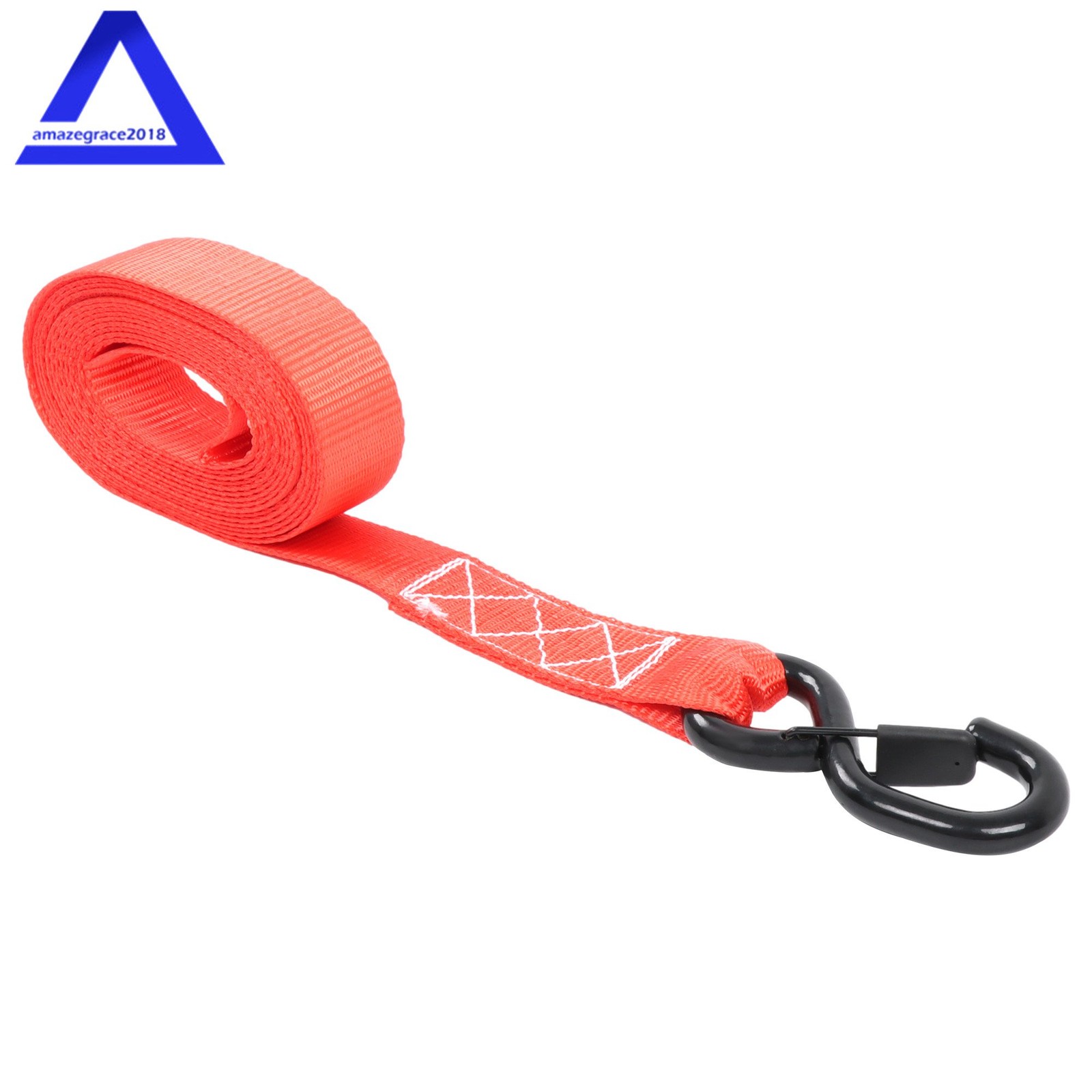 4 Pack 1.6″ × 15 Feet Heavy Duty Tie Downs 5208Lbs Ratchet Straps W/ S Hook Red