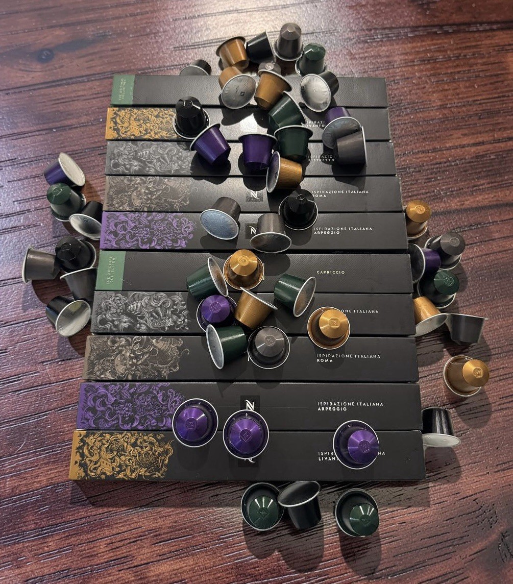 100 Nespresso Capsules Original Line Ispirazione Variety Espresso Pack