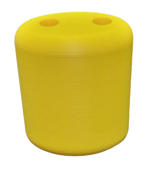 Yellow Bathroom Decor Set/Wastebasket/Toothbrush Holder/Teens/Adults/Home Decor