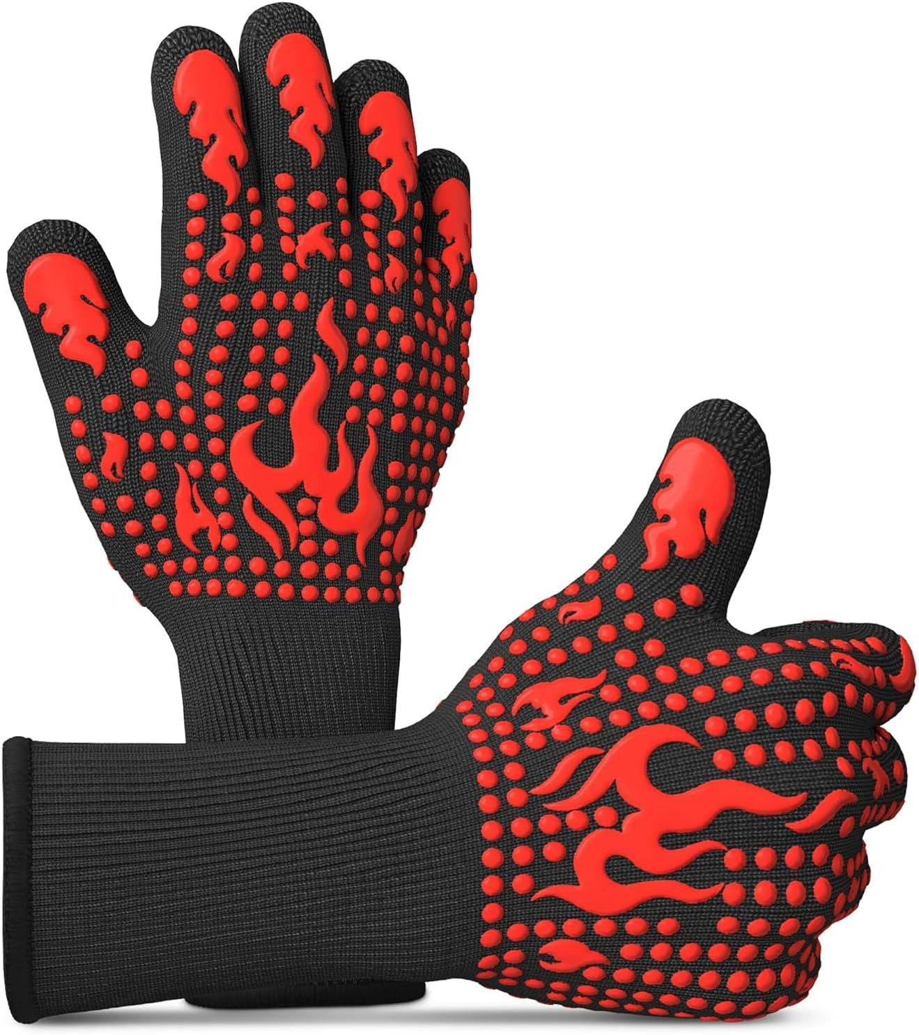 Aramid Heat Gloves for Grilling – Heat Resistant Gloves for Cooking- Grill Mitts