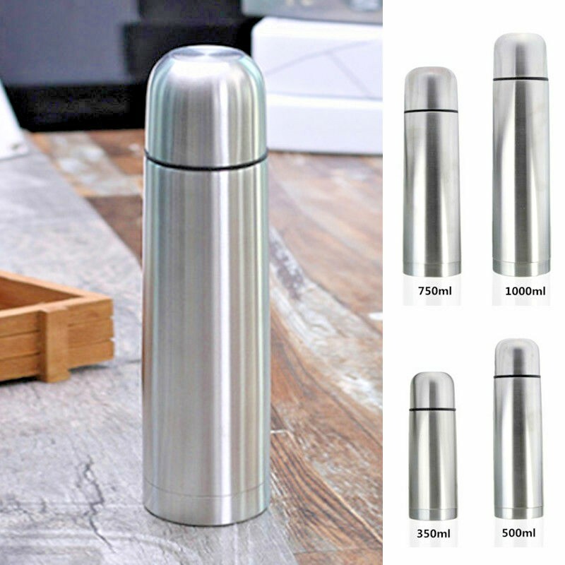 Vacuum Flask Coffee Bottle Thermos Stainless Steel 350/500/750/1000ml