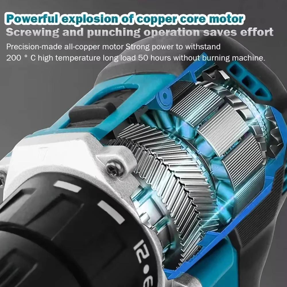 Makita DDF487 18V Cordless Brushless Driver Drill Impact Screwdriver