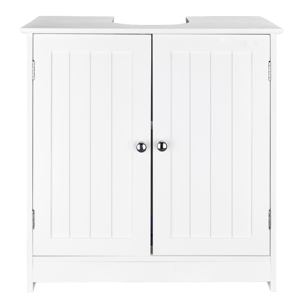 Bathroom Vanity Cabinet Undermount Sink Organizer Vessel Sink White