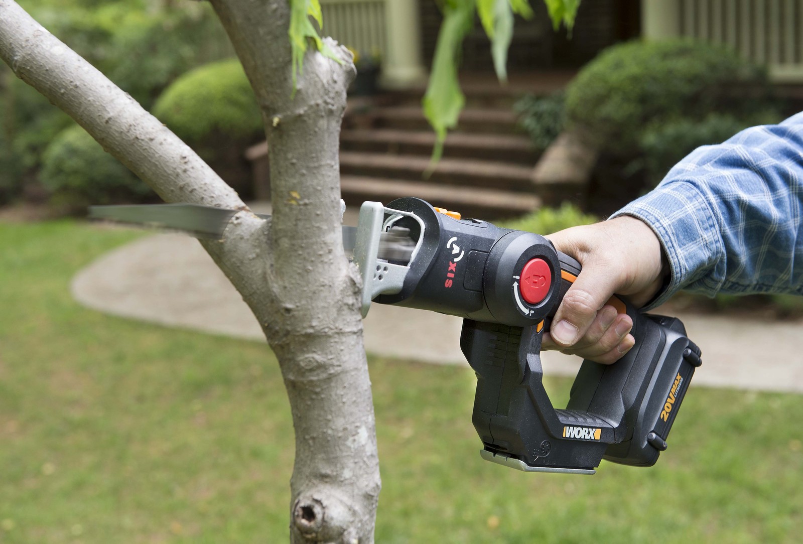 WX550L.9 Worx Axis 20V Reciprocating & Jig Saw -Tool Only (No Battery/Charger)