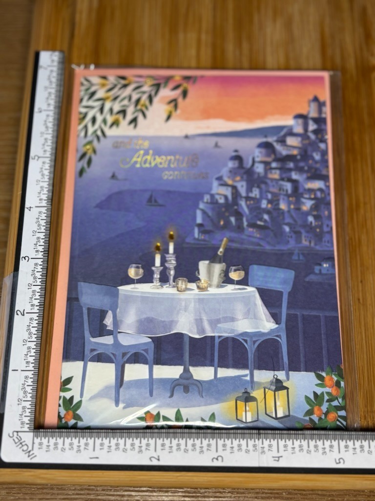 Papyrus Greeting Card New Envelope and the ADVENTURE continues Valentine Day