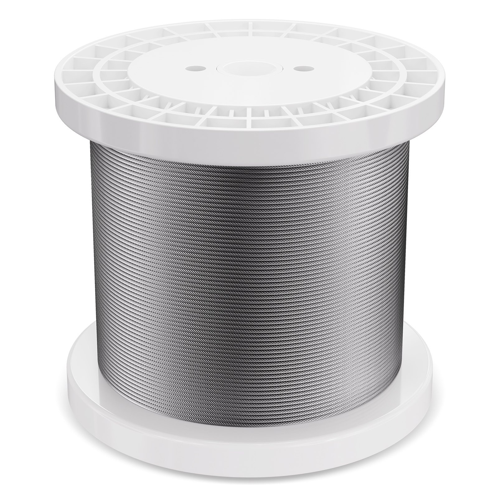 VEVOR Wire Rope Kit, 1/8″ 1000 ft 316 Stainless Steel Cable with Cutter and Glov
