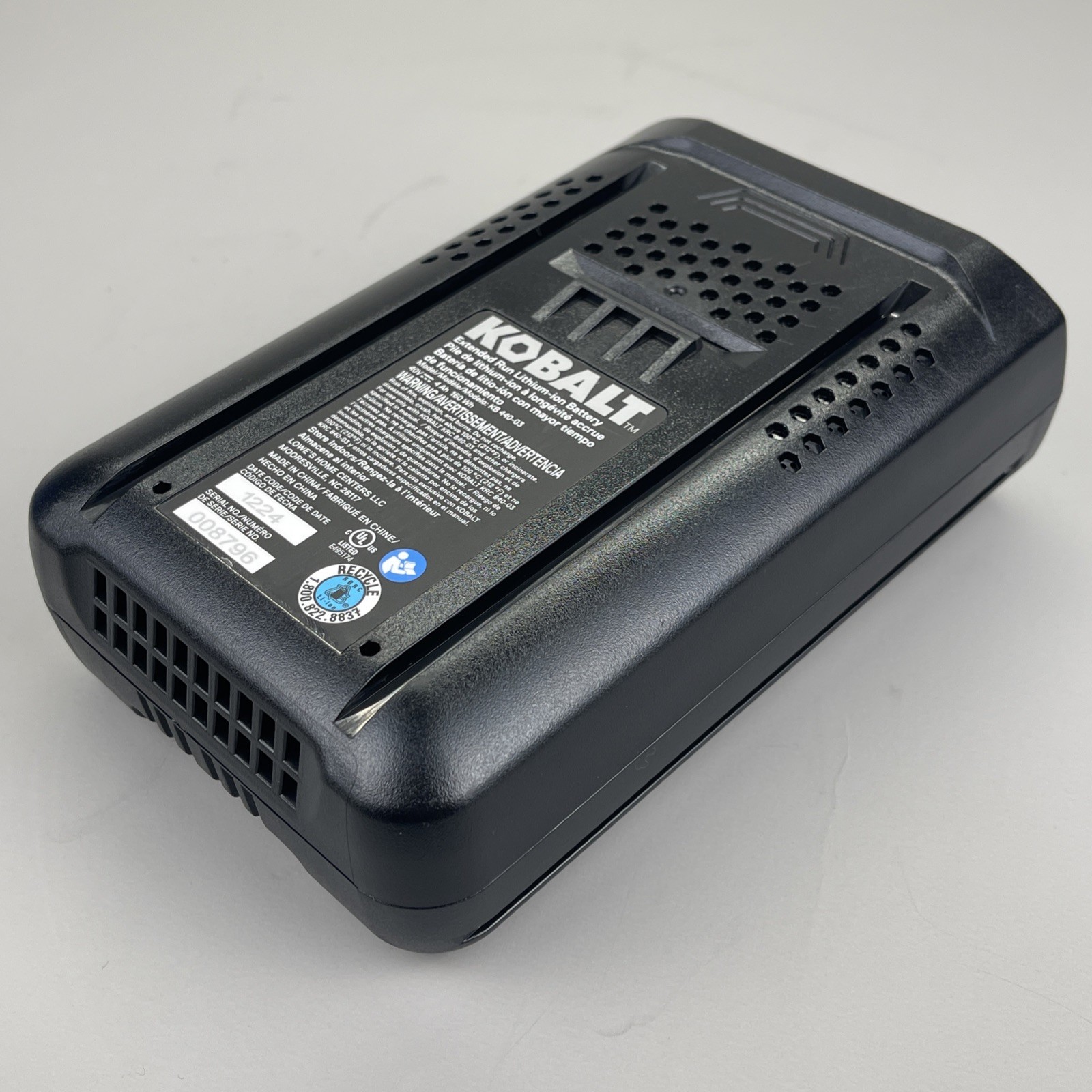 Kobalt 40V Max 4.0 Ah Extended Run Battery + Charger Kit Fast Charging 2024
