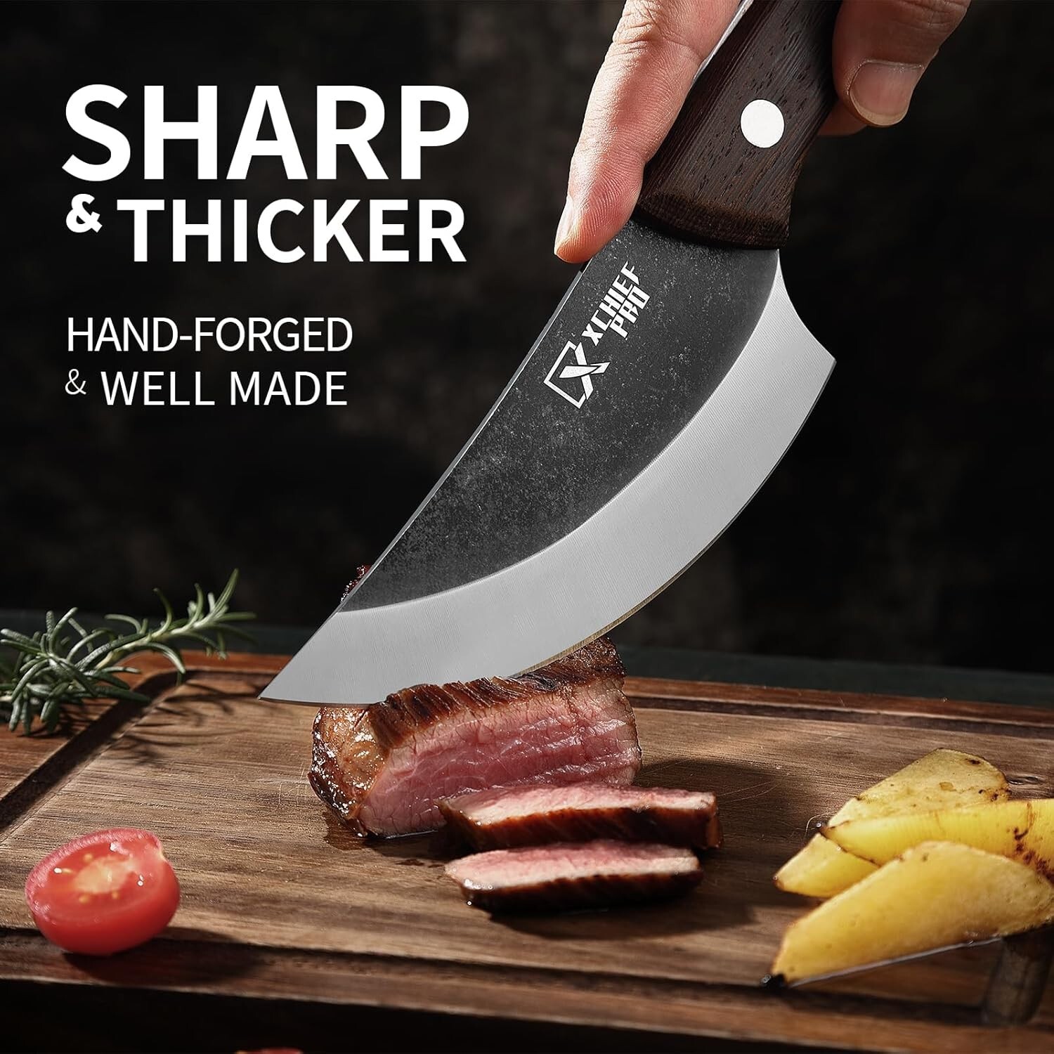 Viking Chef Knife Japan Kitchen Meat Cleaver Butcher Boning Knife Asian Kitchen