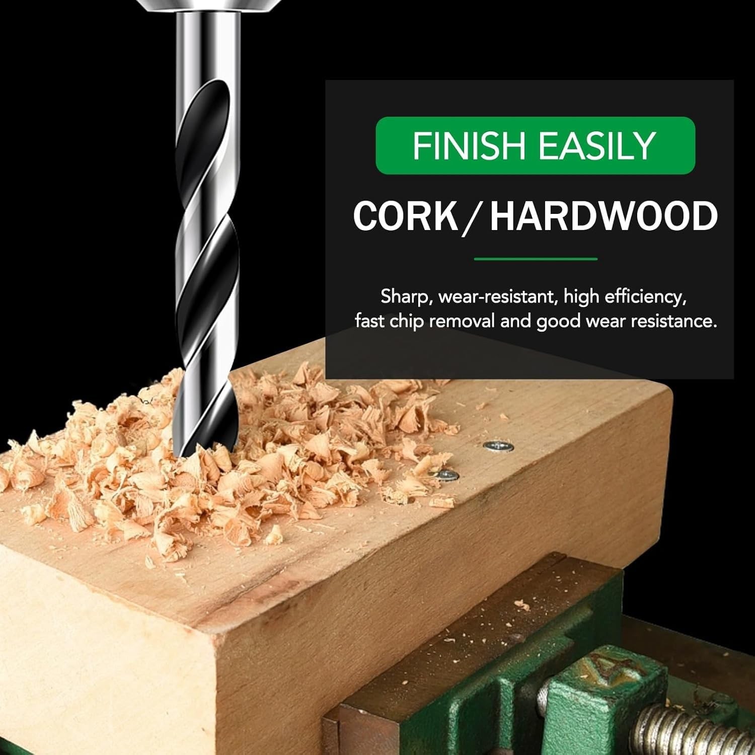 Brad Point Wood Drill Bit Set 11-Piece Perfect for DIY Carpenter Woodworking …