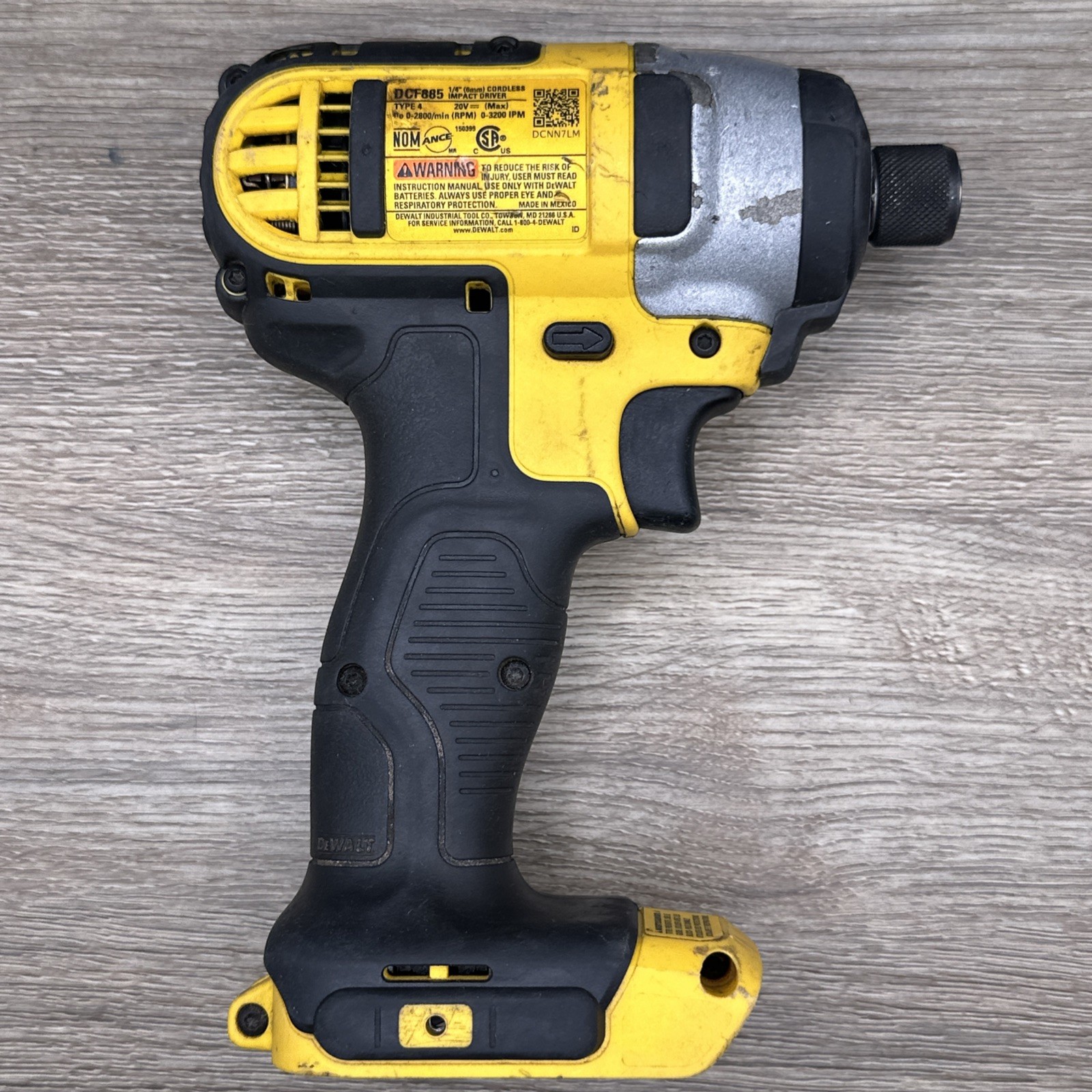 DEWALT DCF885 20V Max 1/4″ Cordless Impact Drill Driver Tool Only