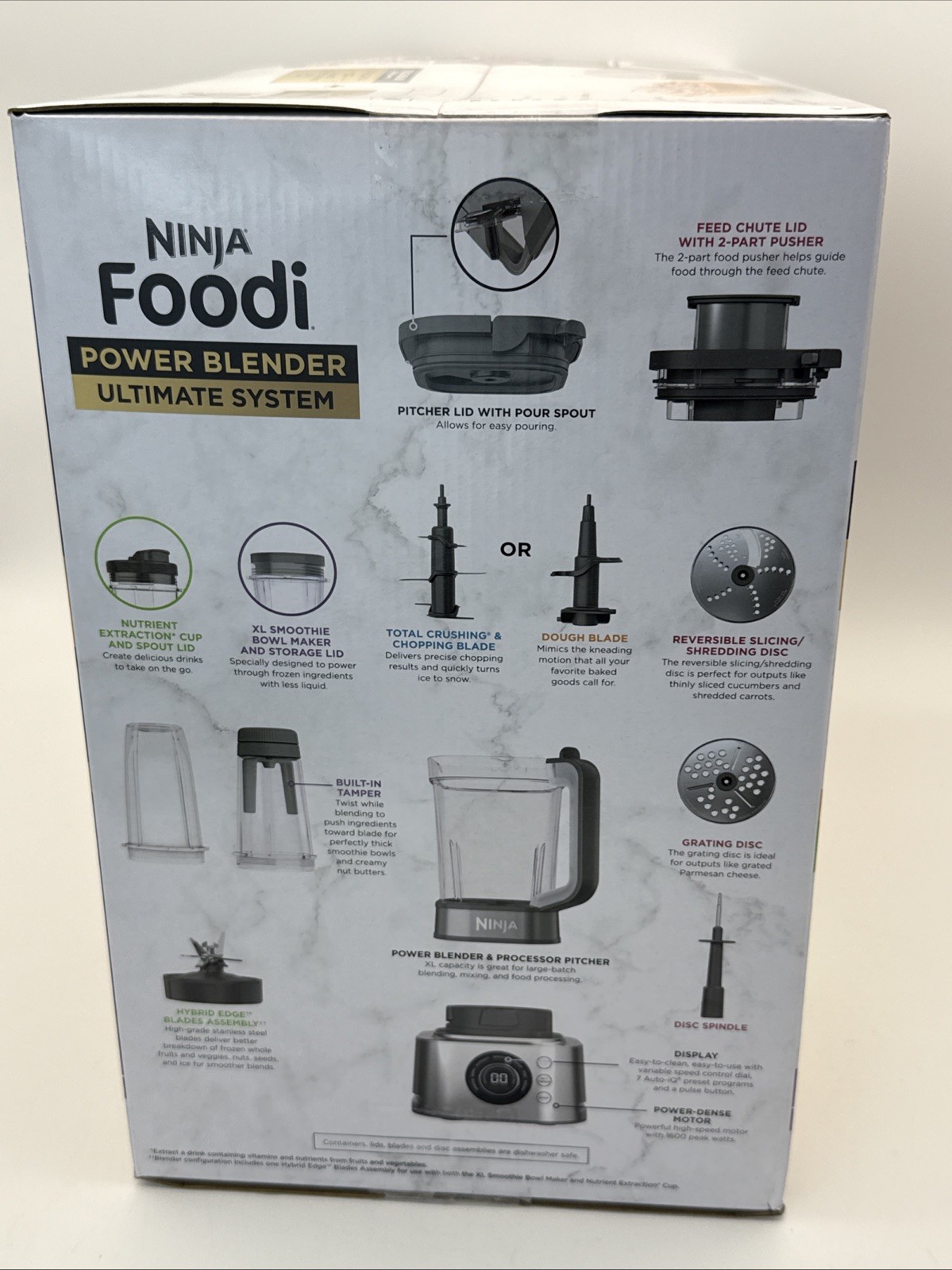 Ninja Foodi Power Blender Ultimate System with 72 oz SS401 (New Factory sealed)