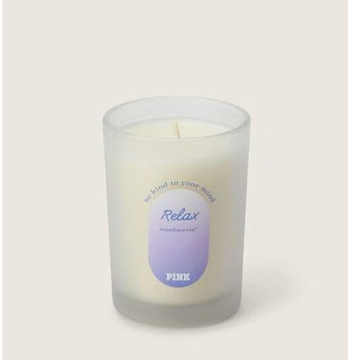 NEW Victoria’s Secret PINK Relax Moodscentz scented candle 6.3 oz RARE