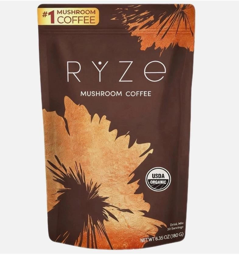 1 pack Organic Mushroom Coffee * USDA Coffee -30 Servings