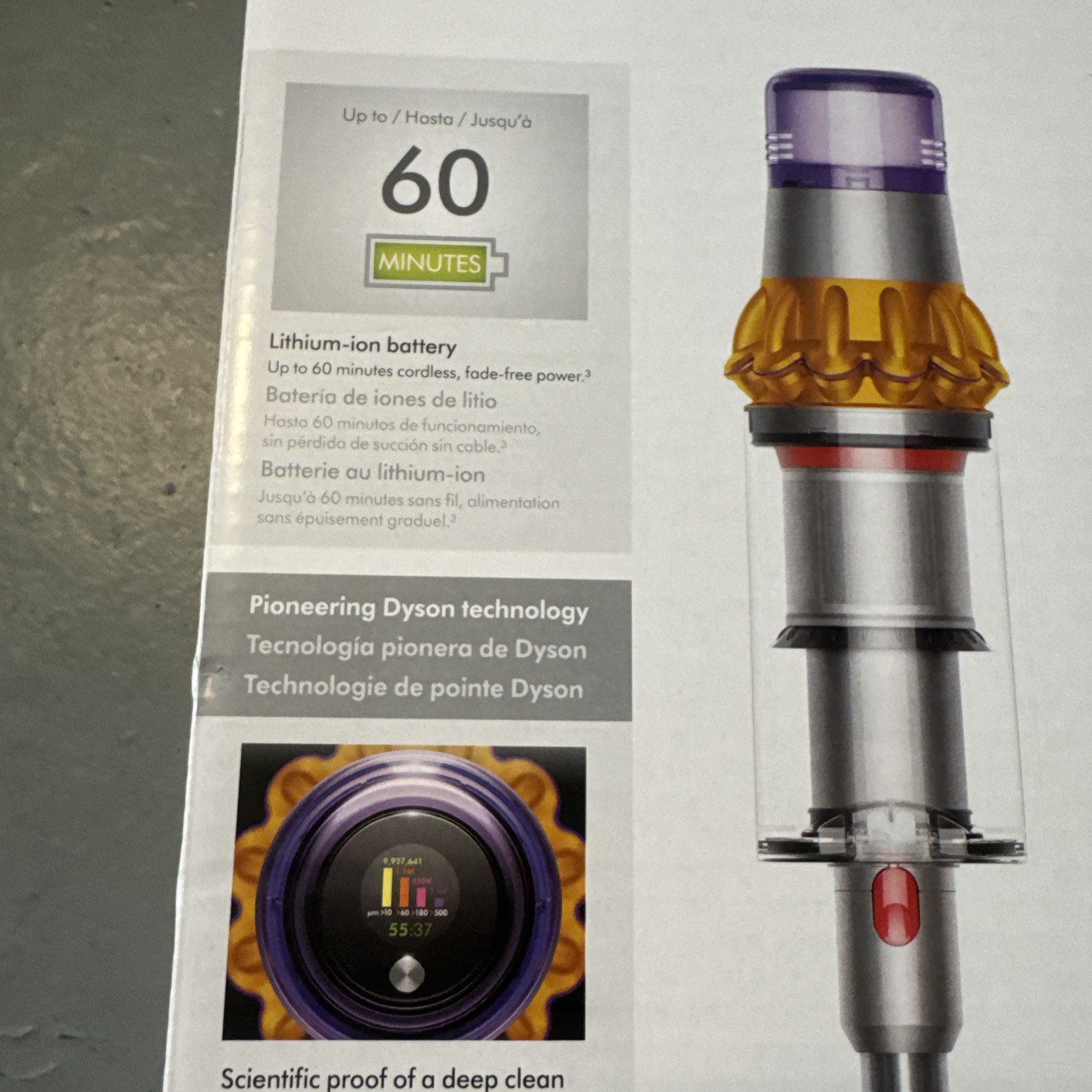 Dyson V15 Detect Total Clean Extra Cordless Deep Clean Stick Vacuum Cleaner NEW