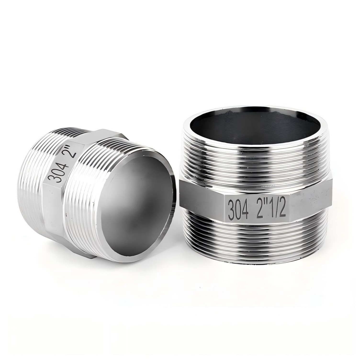 Straight BSP Male to Male Nipples Equal Male Full Range Bsp Stainless Steel 304