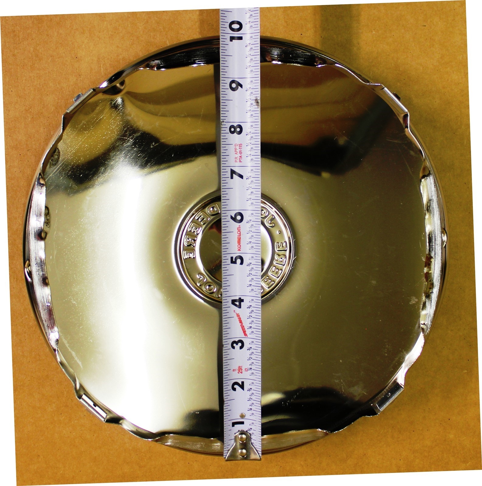 Chrome John Deere 10″ Hub Caps Wheel Covers Baby Moons Lawn Tractor M42184