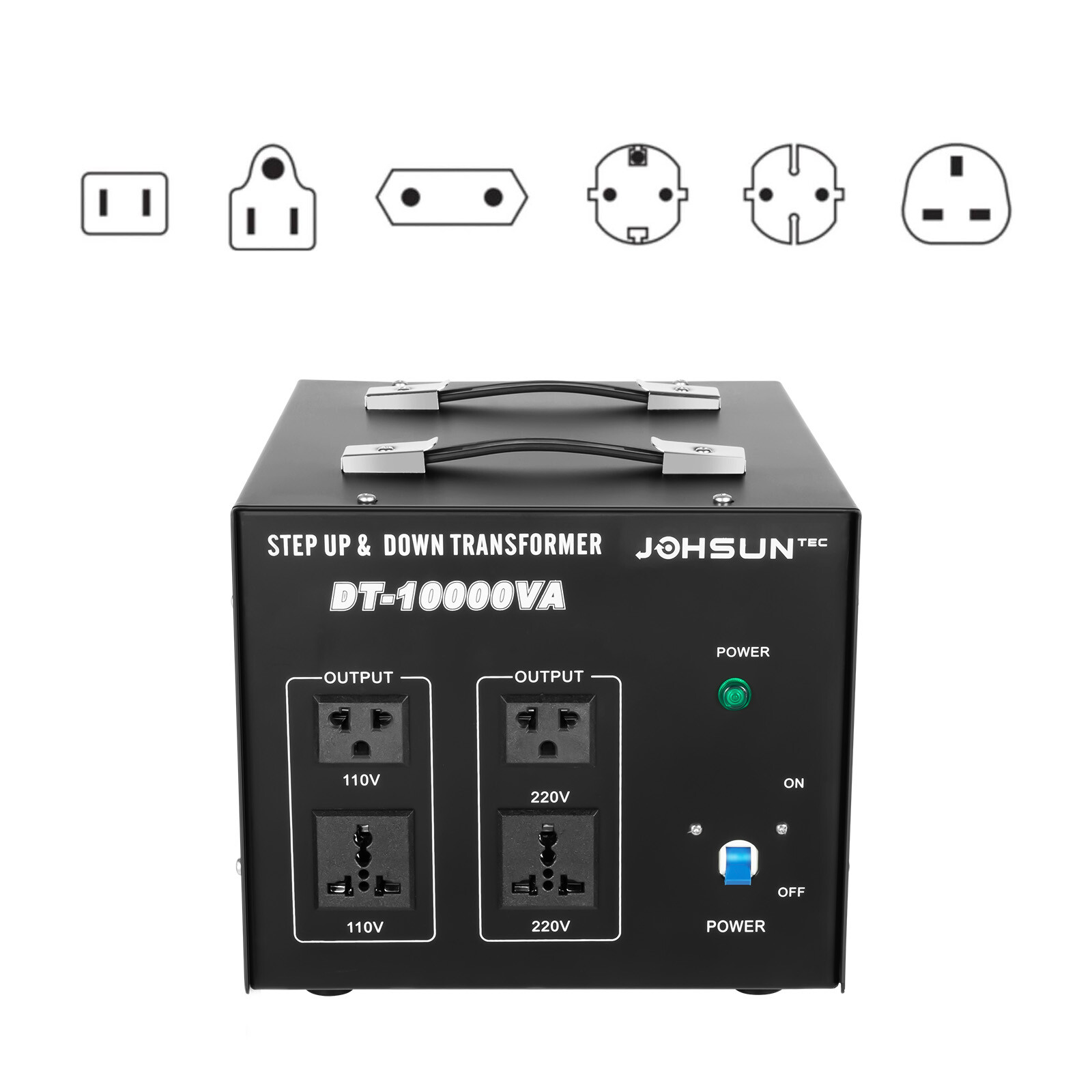 10000 Watt Voltage Converter Transformer Heavy Duty Step Up / Down 220V-110V New