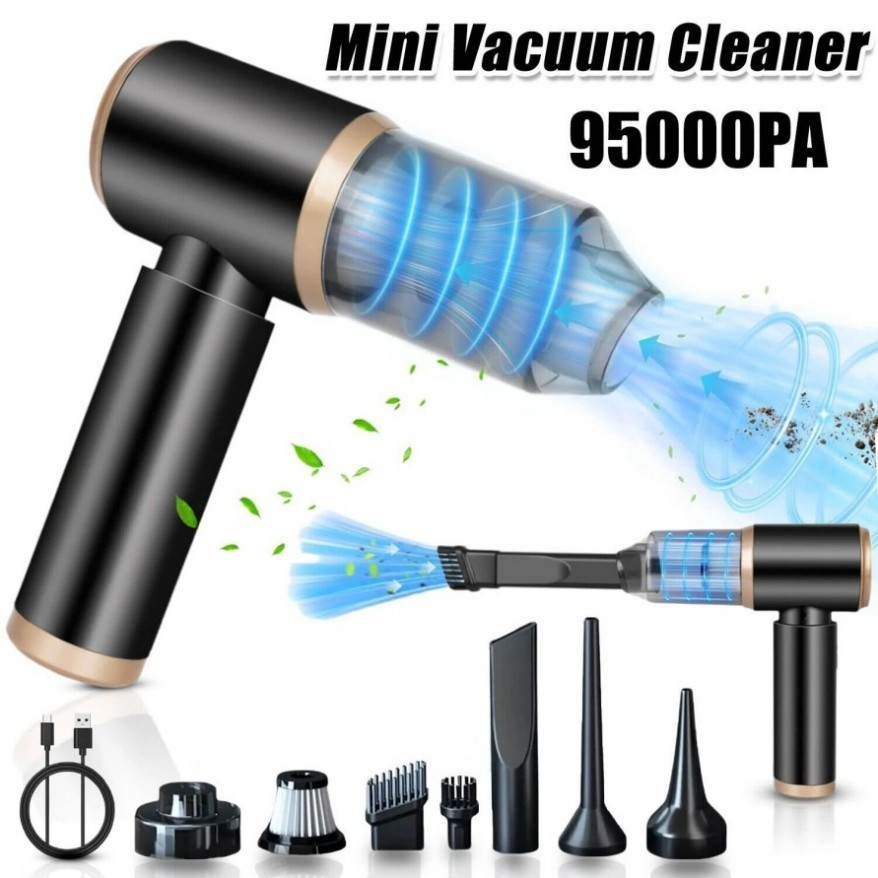 9 In1Mini Portable Cordless Handheld Air Blower & Vacuum Cleaner for Home&Car&=#