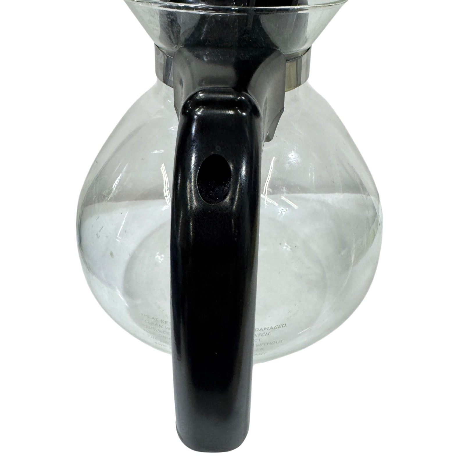 One All by Medelco Glass Whistling Tea Kettle 12 Cup Capacity Stovetop Clear