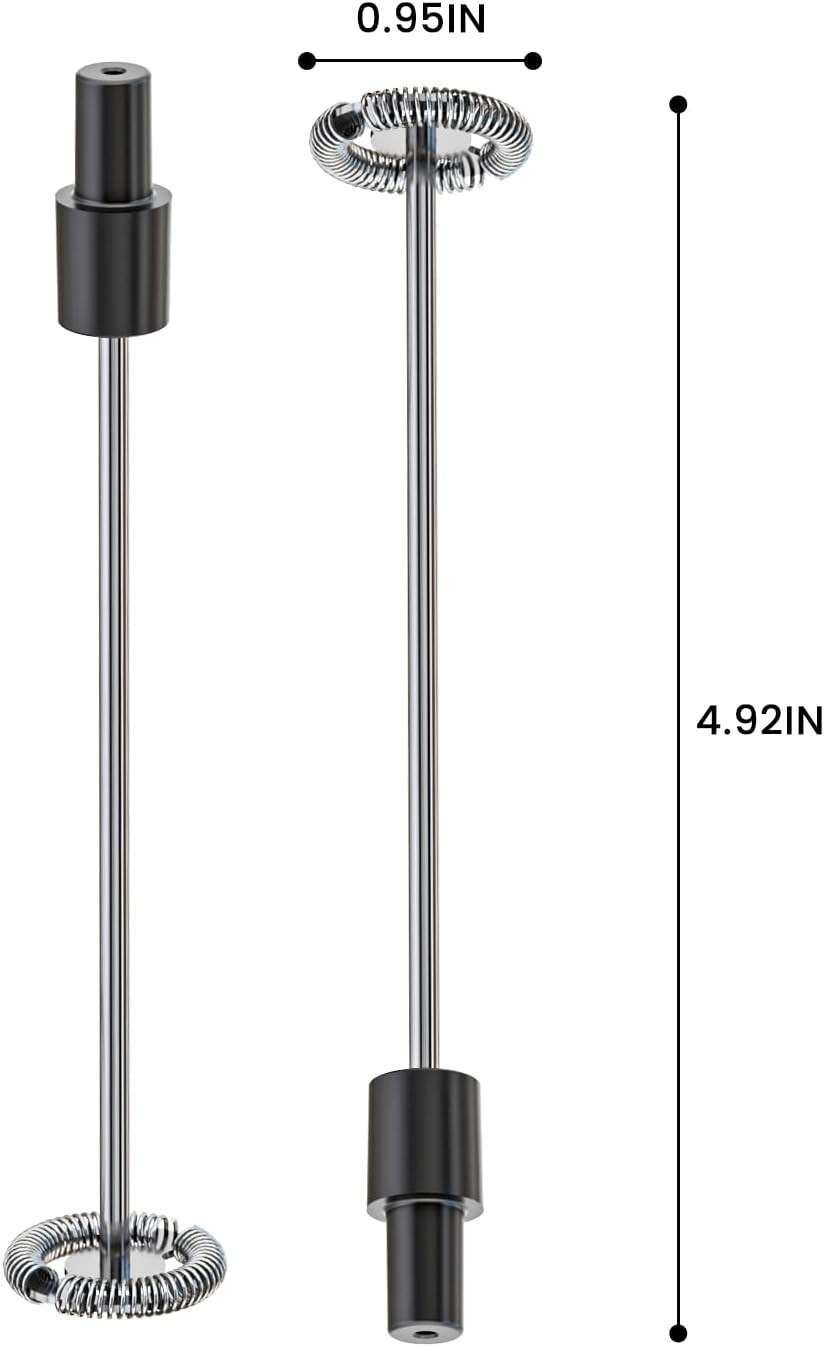 MHMF03 Rechargeable Stepless Speed Control Milk Frother Whisk Rods (2 Pcs). C…