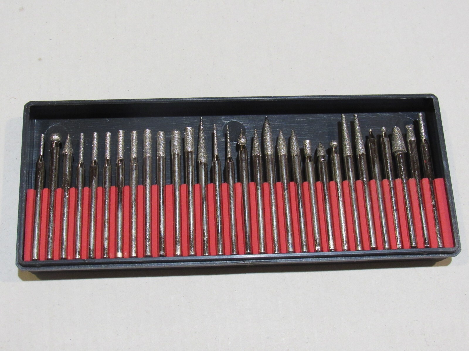 120 PIECE DIAMOND PROFESSIONAL BURR SET FOR ROTARY TOOL-#150, #240, #400, #600