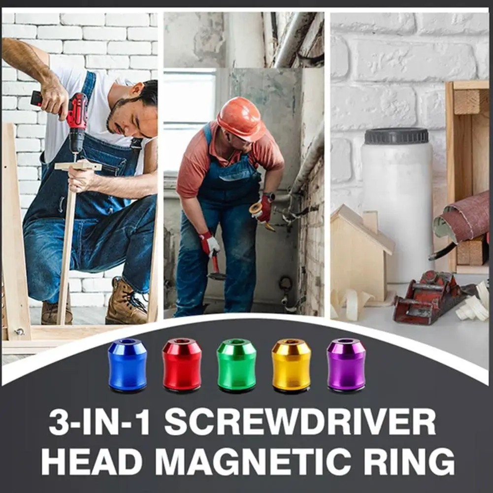 Strong Magnetic Screw Ring, Universal Magnetic Screw Holder for Drill