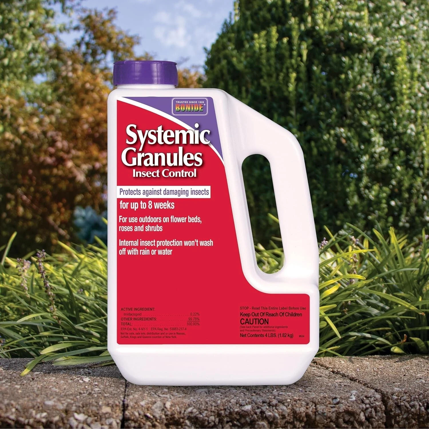 Bonide Insect Control Systemic Granules, 4 lbs.Ready-to-Use Water Resistant