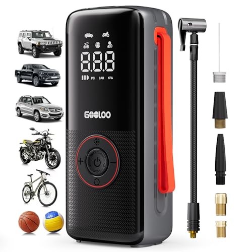 A6 Lite 160PSI Tire Inflator Portable Air Compressor, 7500mAh Portable Tire