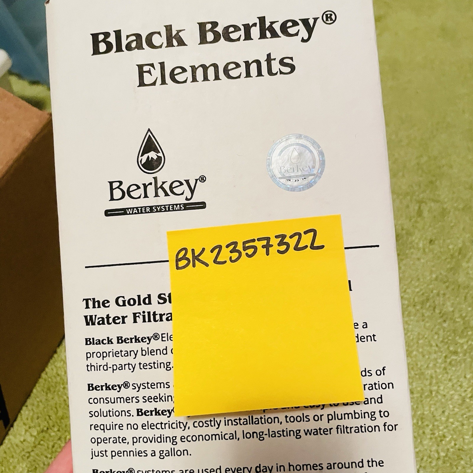 Berkey BB9-2 Water Filters Replacement Purification Elements – 2-Pack
