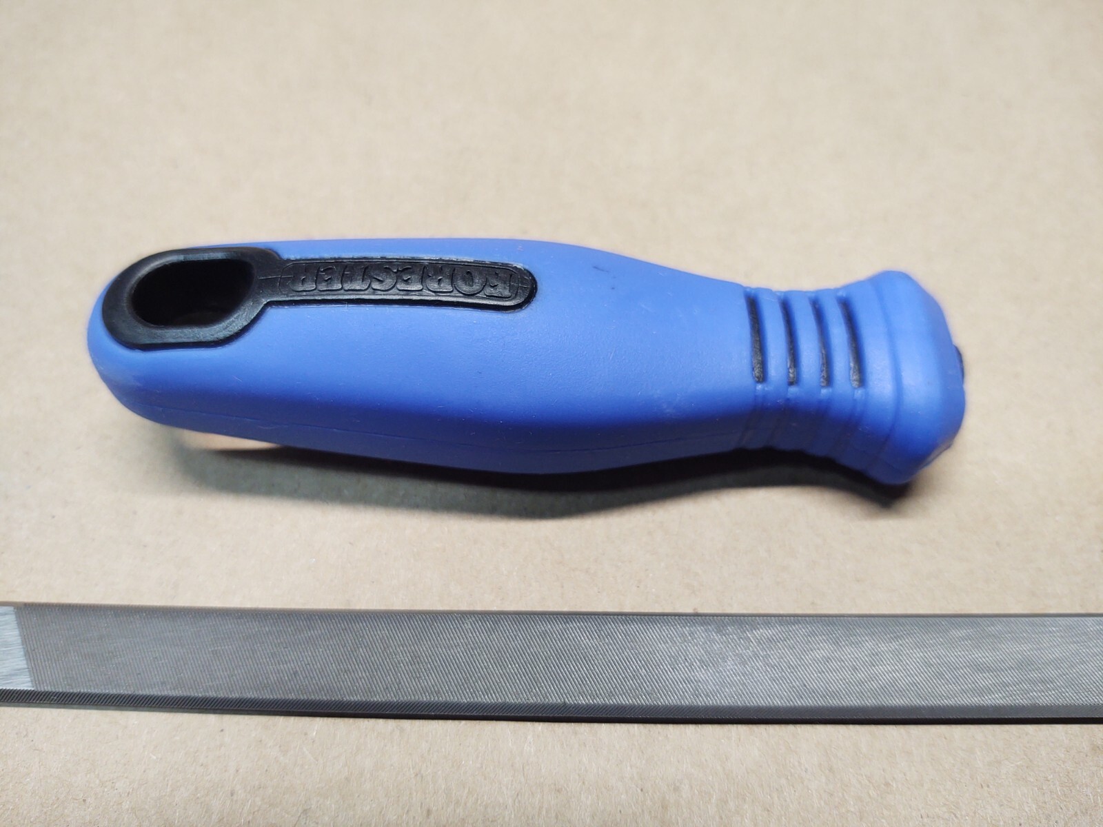 PFERD 7″ Double Bevel Flat Chisel Bit Square Chisel Chainsaw File & Handle