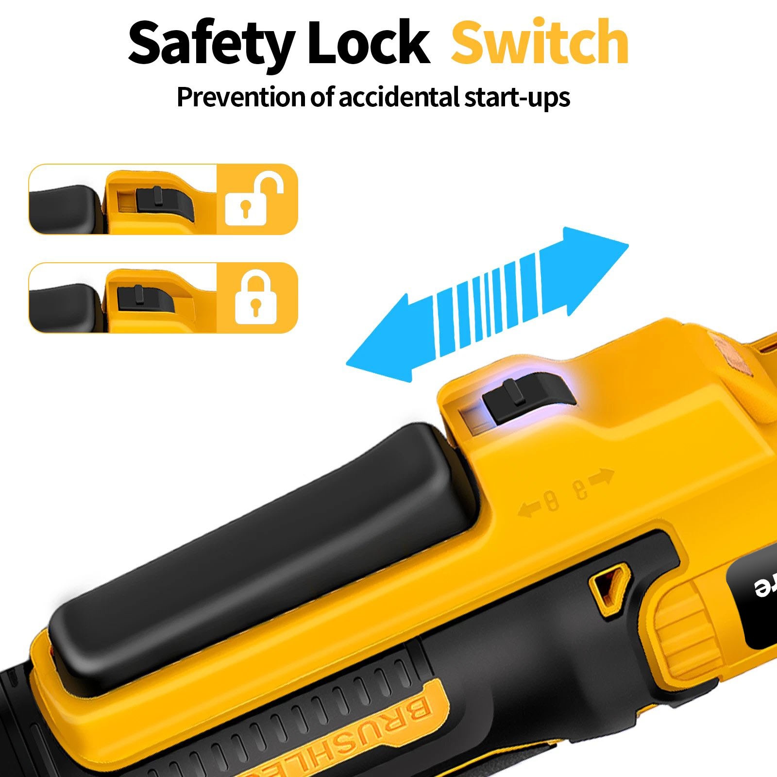3/8″ Cordless Ratchet Wrench for DEWALT 20V MAX Battery 88NM 65Ft-lbs,No Battery