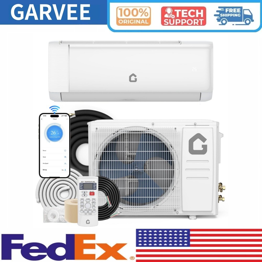 12000BTU 110V Mini Split Air Conditioner SEER 22 Inverter AC System with WiFi