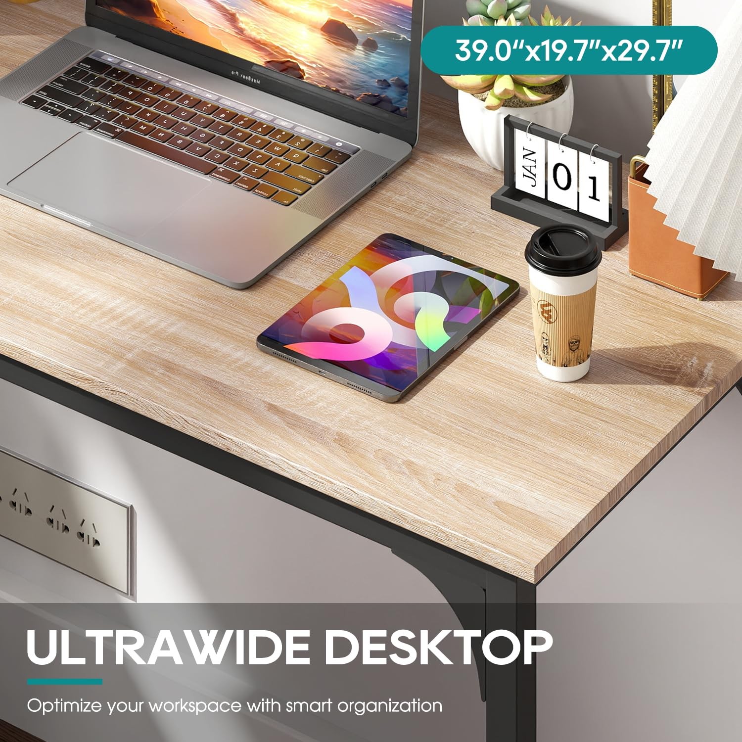 Computer Desk,Home Office Desk, Modern Simple Style for Home Office Study Wri…