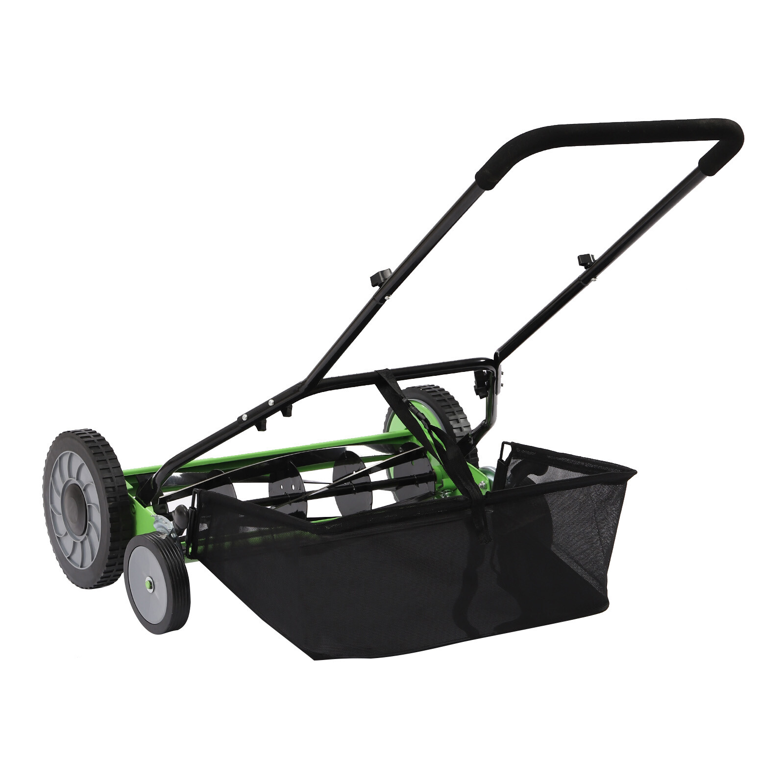 20″ Lawn Mower Grass Cutter Machine with Collection BoxPush Reel Mower 5-Blade