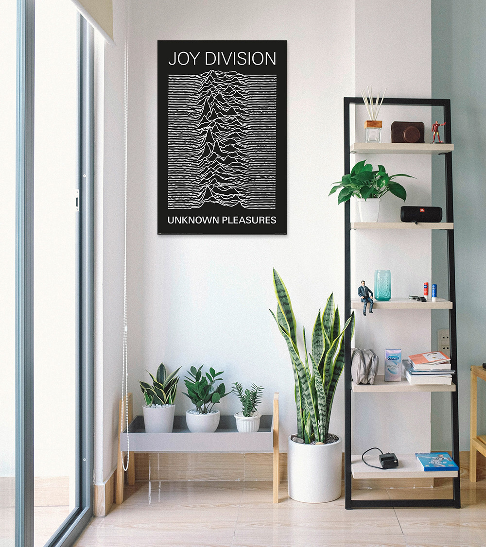 Joy Division – Music Poster (Unknown Pleasure) (Size: 24″ x 36″)