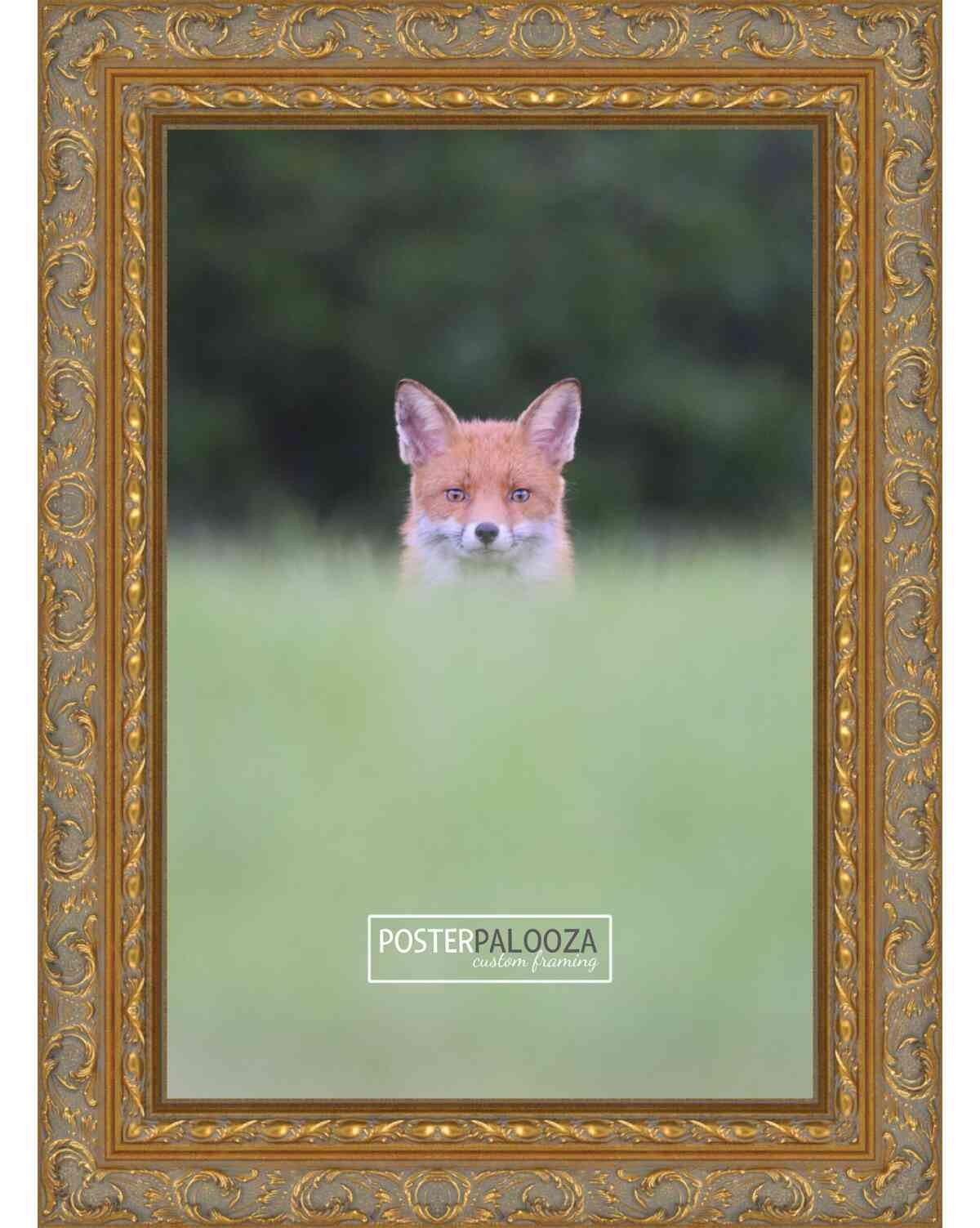 Contemporary Gold Frame – UV Acrylic, Backing Board, Hanging Hardware Included