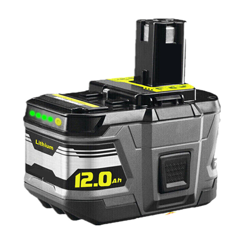 12.0AH 8.0AH For RYOBI P108 18V 8.0Ah High Capacity Battery Lithium-Ion One Plus