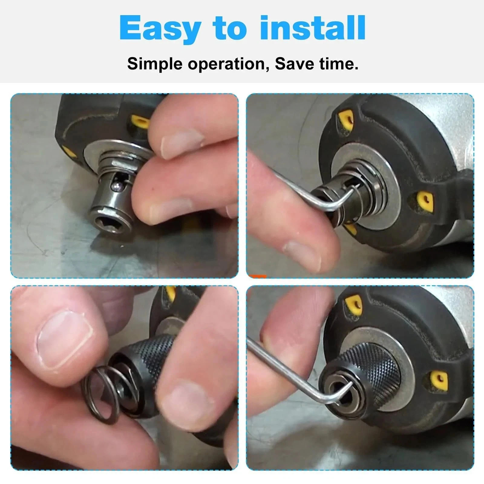 Updated DCF885 Impact Driver Spring Kit for Dewalt 20 V Impact Driver Parts D…